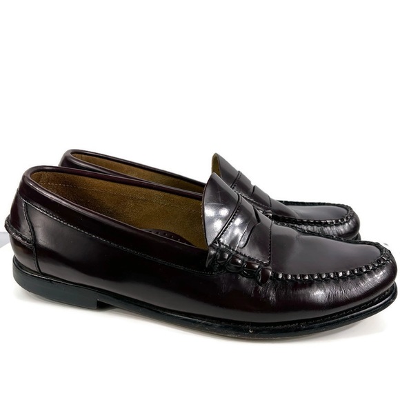 L.L. Bean Shoes Ll Bean Penny Loafers Burgundy Leather Shoes Poshmark